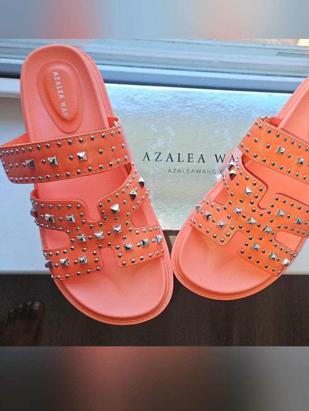 Azalea Wang Studded Slides